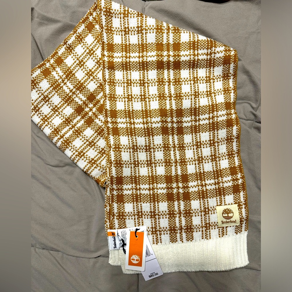 NWT Timberland Plaid Scarf